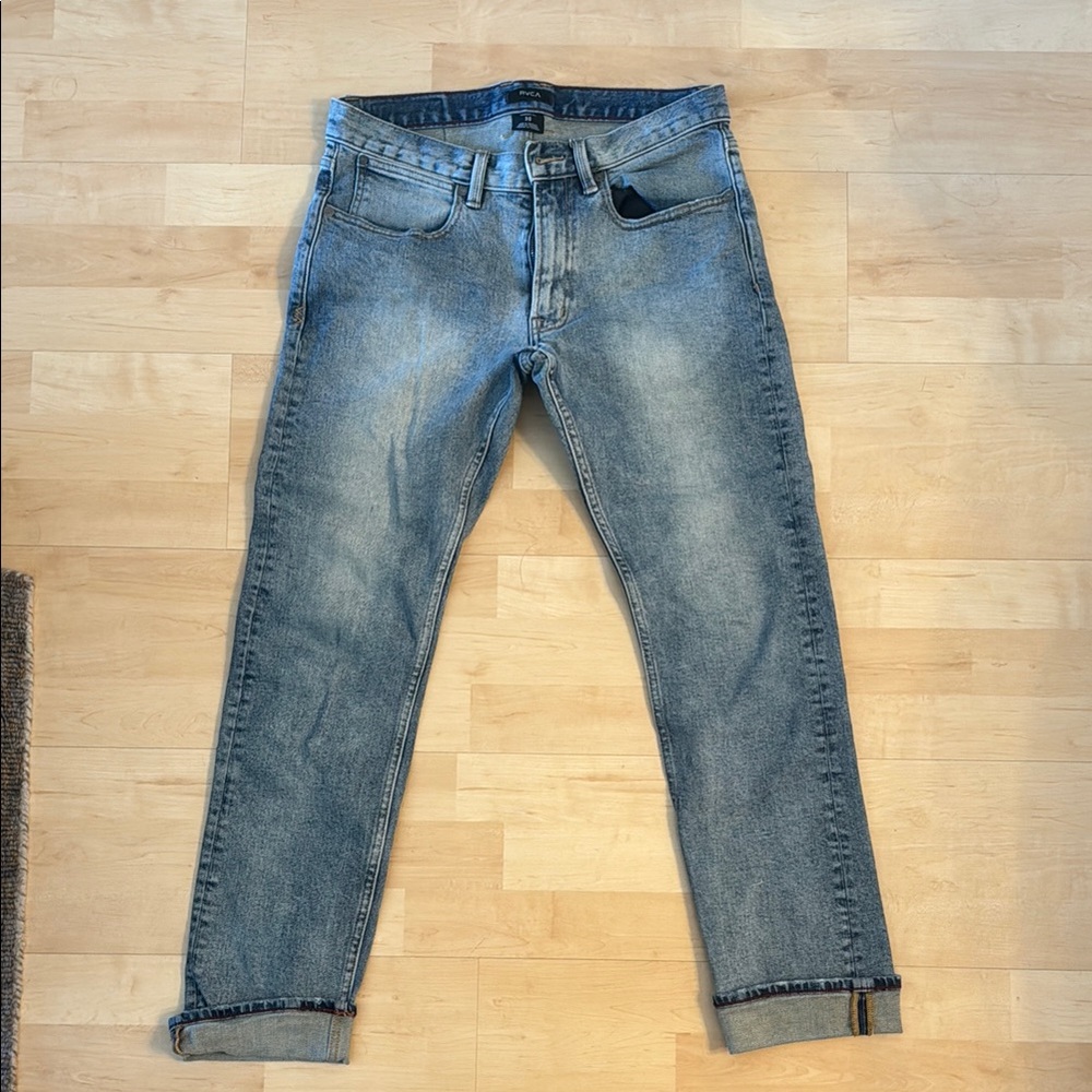 RVCA Light Blue Slim Men's Jeans
